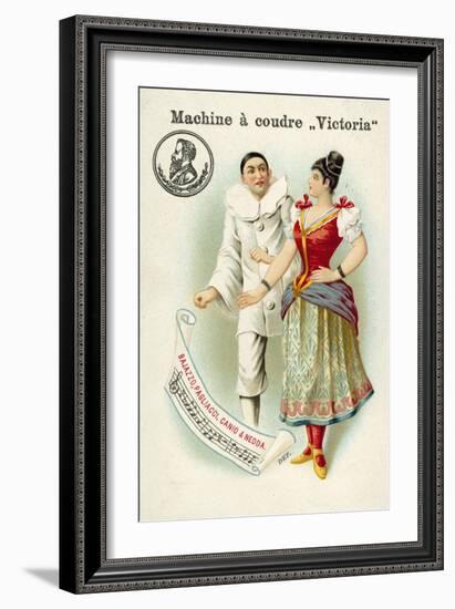 Canio and Nedda, Characters from Ruggero Leoncavallo's Opera Pagliacci-null-Framed Giclee Print