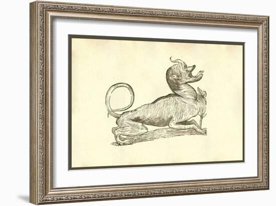 Canis Monstroso Capite-Ulisse Aldrovandi-Framed Art Print