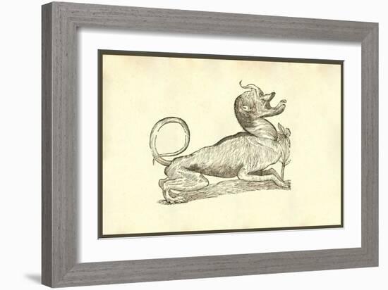 Canis Monstroso Capite-Ulisse Aldrovandi-Framed Art Print