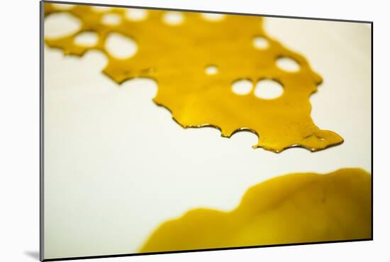 Cannabis Shatter At Oregon Coast Cannabis, A Marajuana Dispensary In Manzanita, Oregon-Justin Bailie-Mounted Photographic Print