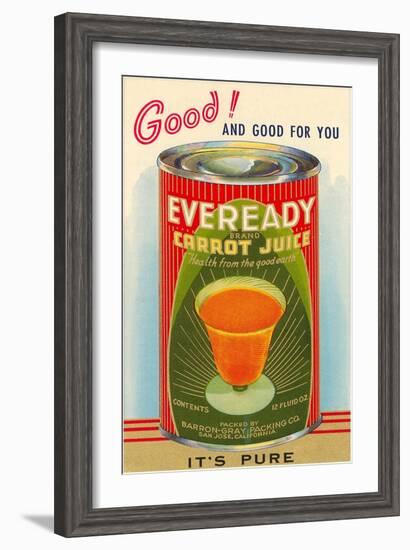 Canned Carrot Juice-null-Framed Art Print