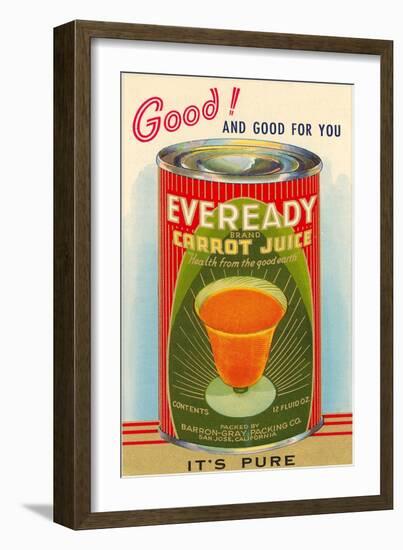 Canned Carrot Juice-null-Framed Art Print