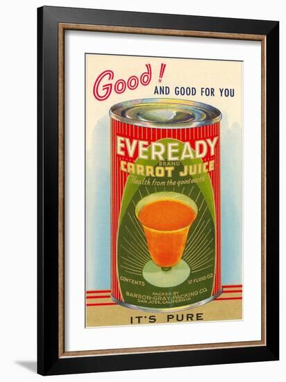Canned Carrot Juice-null-Framed Art Print