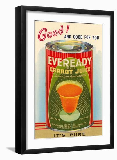 Canned Carrot Juice-null-Framed Art Print