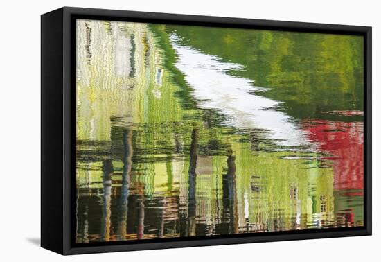 Cannery Reflections I-Kathy Mahan-Framed Premier Image Canvas