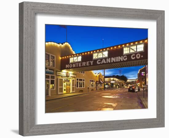 Cannery Row, Monterey, Central Coast, California, Usa-Walter Bibikow-Framed Photographic Print