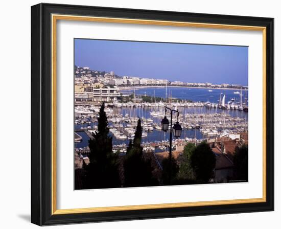 Cannes and the Festival Theatre, Alpes-Maritimes, French Riviera, France-Kathy Collins-Framed Photographic Print