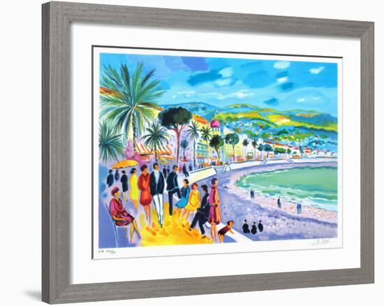 Cannes, la Croisette I-Jean-claude Picot-Framed Collectable Print