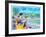 Cannes, la Croisette I-Jean-claude Picot-Framed Collectable Print