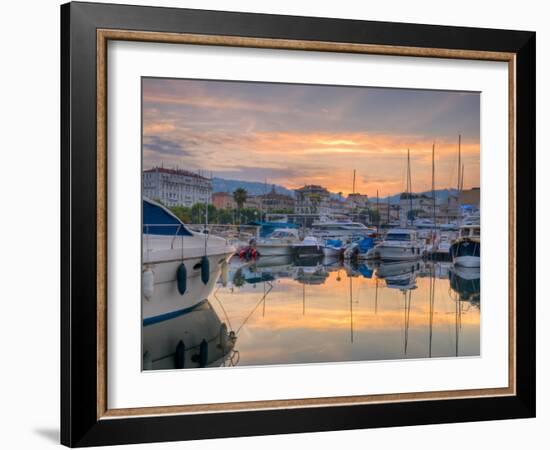 Cannes, Old Town Le Suquet, Vieux Port, Provence-Alpes-Cote D'Azur, France-Alan Copson-Framed Photographic Print