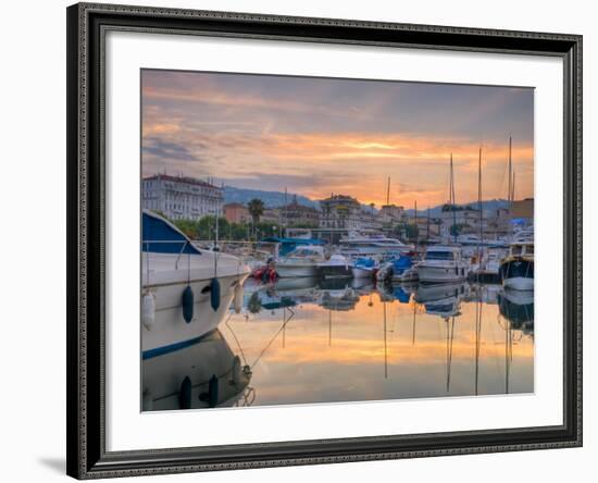 Cannes, Old Town Le Suquet, Vieux Port, Provence-Alpes-Cote D'Azur, France-Alan Copson-Framed Photographic Print