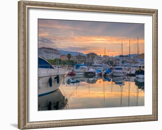 Cannes, Old Town Le Suquet, Vieux Port, Provence-Alpes-Cote D'Azur, France-Alan Copson-Framed Photographic Print