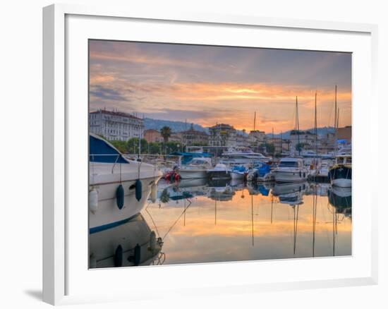 Cannes, Old Town Le Suquet, Vieux Port, Provence-Alpes-Cote D'Azur, France-Alan Copson-Framed Photographic Print