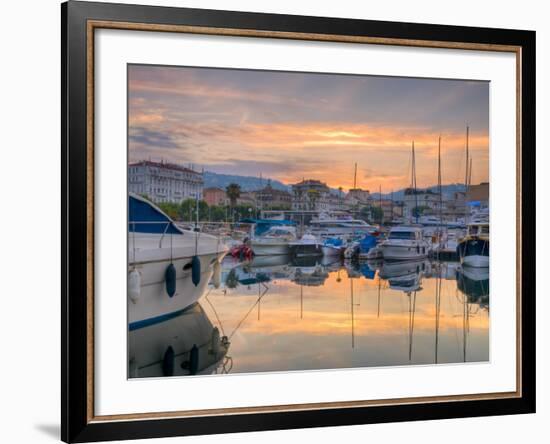 Cannes, Old Town Le Suquet, Vieux Port, Provence-Alpes-Cote D'Azur, France-Alan Copson-Framed Photographic Print