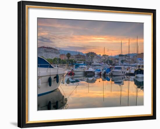 Cannes, Old Town Le Suquet, Vieux Port, Provence-Alpes-Cote D'Azur, France-Alan Copson-Framed Photographic Print