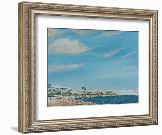 Cannes Sea Front, 2014-Vincent Alexander Booth-Framed Photographic Print