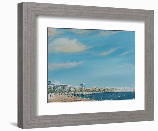 Cannes Sea Front, 2014-Vincent Alexander Booth-Framed Photographic Print