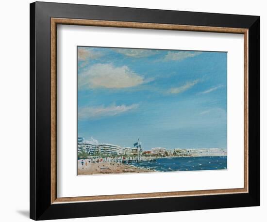 Cannes Sea Front, 2014-Vincent Alexander Booth-Framed Photographic Print
