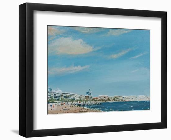 Cannes Sea Front, 2014-Vincent Alexander Booth-Framed Photographic Print