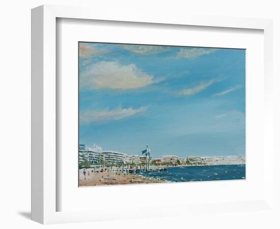 Cannes Sea Front, 2014-Vincent Alexander Booth-Framed Photographic Print