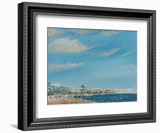 Cannes Sea Front, 2014-Vincent Alexander Booth-Framed Photographic Print