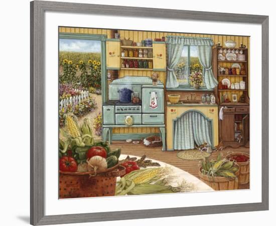 Canning Day-Janet Kruskamp-Framed Art Print