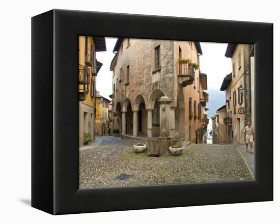 Cannobio, Lago Maggiore, Piedmont, Italy-Demetrio Carrasco-Framed Premier Image Canvas
