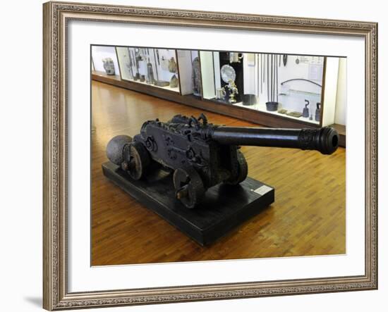 Cannon, 1566, Bronze, Museum of History and Navigation, Riga, Latvia-null-Framed Giclee Print