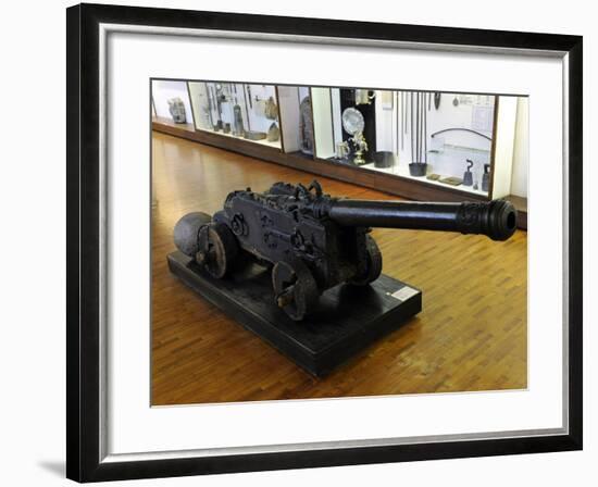 Cannon, 1566, Bronze, Museum of History and Navigation, Riga, Latvia-null-Framed Giclee Print