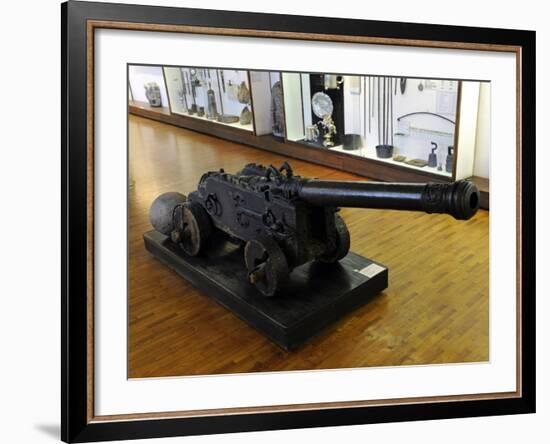 Cannon, 1566, Bronze, Museum of History and Navigation, Riga, Latvia-null-Framed Giclee Print