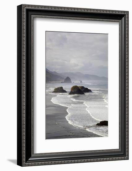 Cannon Beach and Haystack Rock, Crescent Beach, Ecola State Park, Oregon, USA-Jamie & Judy Wild-Framed Photographic Print