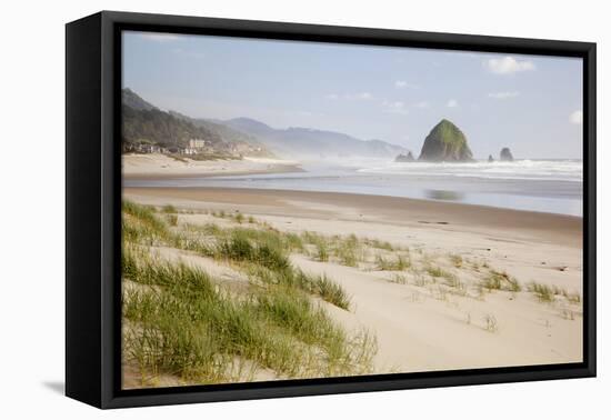 Cannon Beach and Haystack Rock, Oregon, USA-Jamie & Judy Wild-Framed Premier Image Canvas