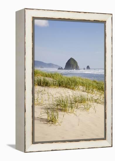 Cannon Beach and Haystack Rock, Oregon, USA-Jamie & Judy Wild-Framed Premier Image Canvas