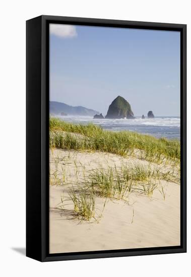 Cannon Beach and Haystack Rock, Oregon, USA-Jamie & Judy Wild-Framed Premier Image Canvas