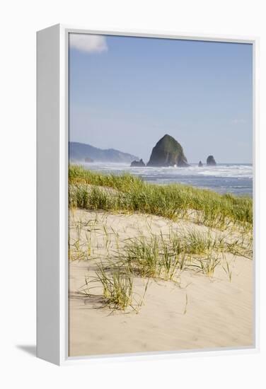Cannon Beach and Haystack Rock, Oregon, USA-Jamie & Judy Wild-Framed Premier Image Canvas
