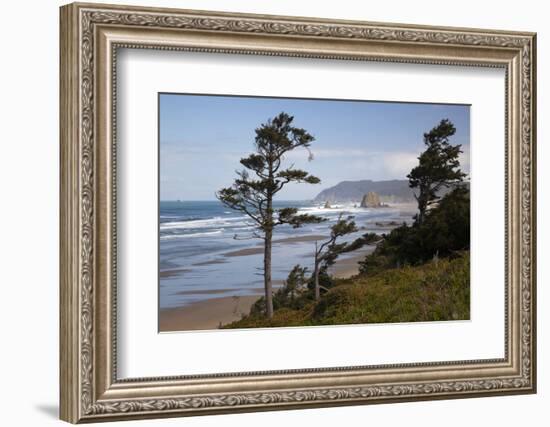 Cannon Beach and Haystack Rock, Oregon, USA-Jamie & Judy Wild-Framed Photographic Print