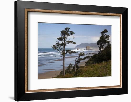 Cannon Beach and Haystack Rock, Oregon, USA-Jamie & Judy Wild-Framed Photographic Print