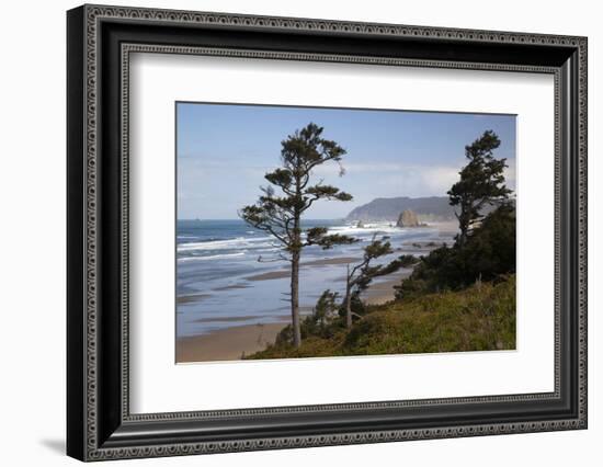 Cannon Beach and Haystack Rock, Oregon, USA-Jamie & Judy Wild-Framed Photographic Print