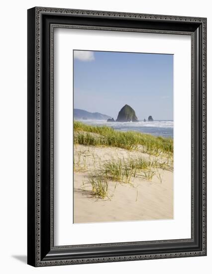 Cannon Beach and Haystack Rock, Oregon, USA-Jamie & Judy Wild-Framed Photographic Print