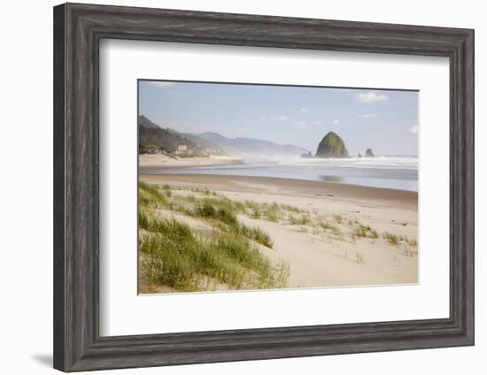 Cannon Beach and Haystack Rock, Oregon, USA-Jamie & Judy Wild-Framed Photographic Print