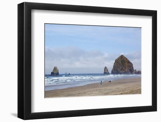 Cannon Beach and Haystack Rock, Oregon, USA-Jamie & Judy Wild-Framed Photographic Print