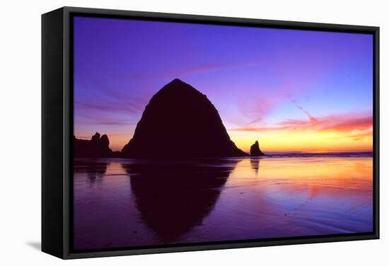 Cannon Beach I-Ike Leahy-Framed Premier Image Canvas