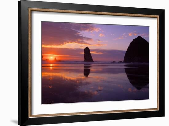 Cannon Beach II-Ike Leahy-Framed Photographic Print