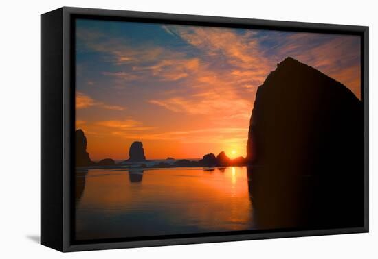 Cannon Beach III-Ike Leahy-Framed Premier Image Canvas