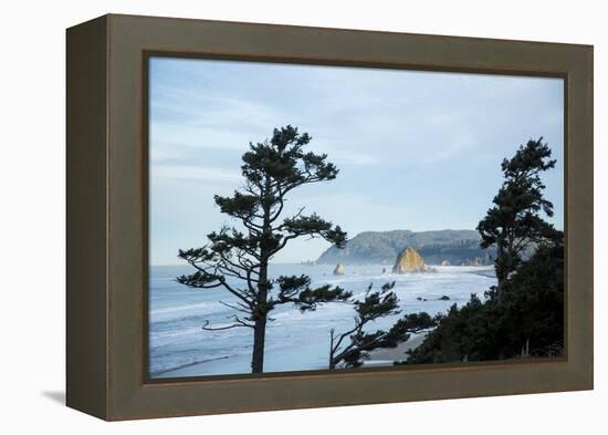 Cannon Beach, OR-Justin Bailie-Framed Premier Image Canvas