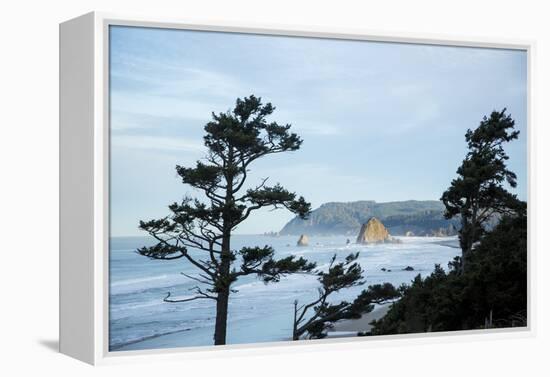 Cannon Beach, OR-Justin Bailie-Framed Premier Image Canvas