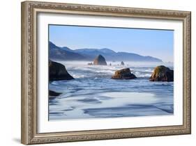 Cannon Beach-Michael Broom-Framed Art Print