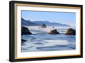 Cannon Beach-Michael Broom-Framed Art Print
