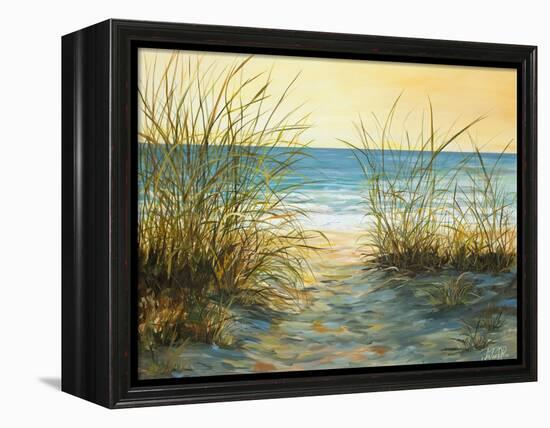 Cannon Beach-Julie DeRice-Framed Stretched Canvas
