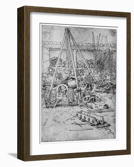 Cannon Foundry, 1487-Leonardo da Vinci-Framed Giclee Print